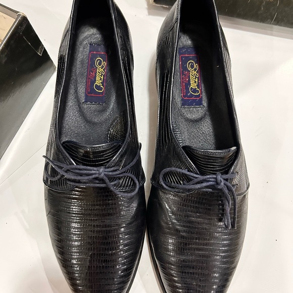 Vintage gently used Fratelli men’s shoes genuine lizard size 12. - Picture 3 of 8